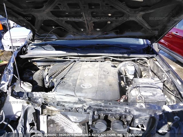 3TMJU62N56M018763 - 2006 TOYOTA TACOMA DOUBLE CAB PRERUNNER BLACK photo 10