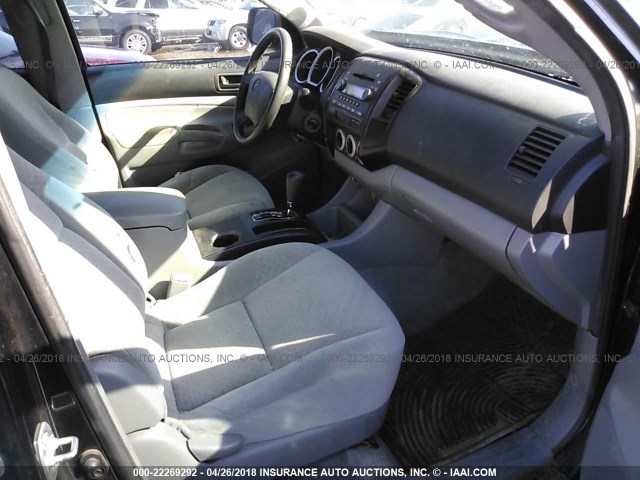 3TMJU62N56M018763 - 2006 TOYOTA TACOMA DOUBLE CAB PRERUNNER BLACK photo 5