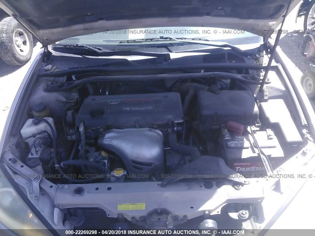 4T1BE32K93U742206 - 2003 TOYOTA CAMRY LE/XLE/SE GOLD photo 10