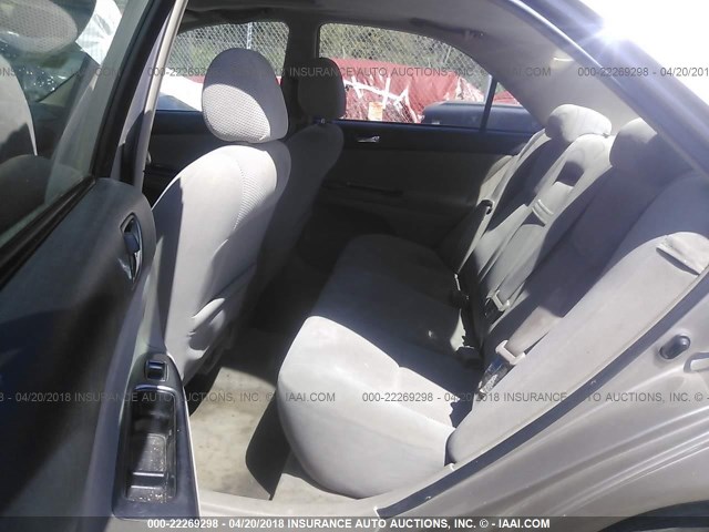 4T1BE32K93U742206 - 2003 TOYOTA CAMRY LE/XLE/SE GOLD photo 8