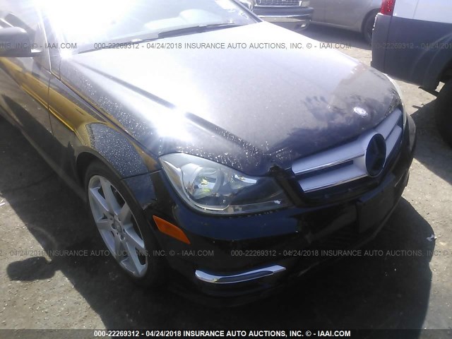 WDDGJ4HB5DG113793 - 2013 MERCEDES-BENZ C 250 BLACK photo 6