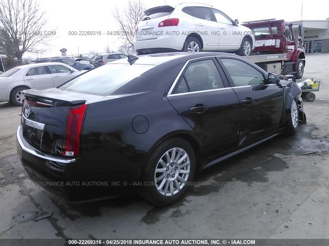 1G6DG5E55C0131771 - 2012 CADILLAC CTS LUXURY COLLECTION BLACK photo 4