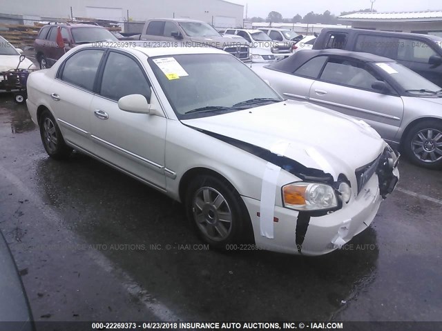 KNAGD128835212483 - 2003 KIA OPTIMA LX/SE WHITE photo 1