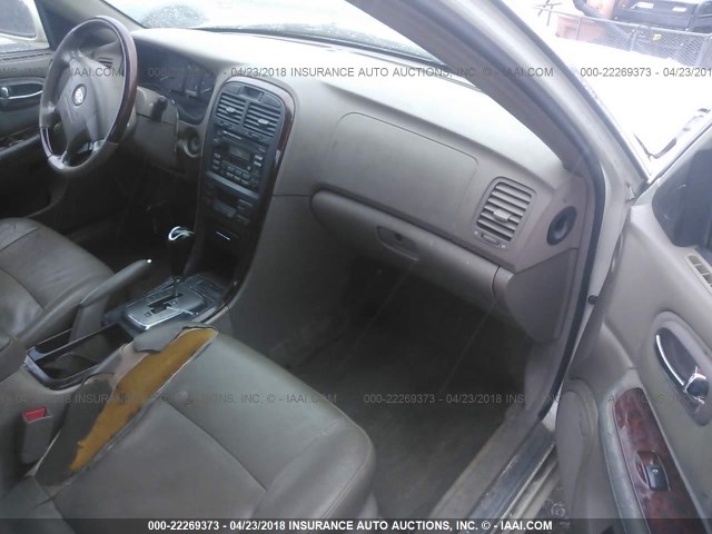 KNAGD128835212483 - 2003 KIA OPTIMA LX/SE WHITE photo 5