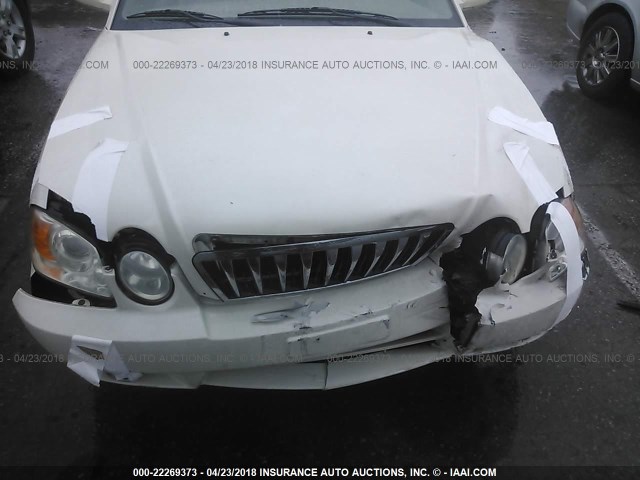 KNAGD128835212483 - 2003 KIA OPTIMA LX/SE WHITE photo 6