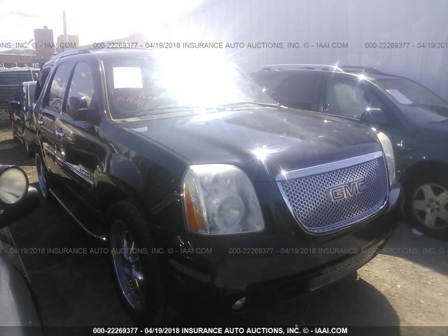 1GKEC63838J154231 - 2008 GMC YUKON DENALI BLACK photo 1