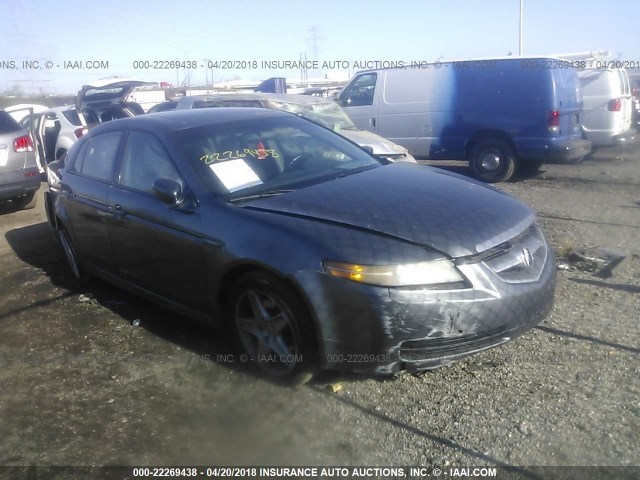 19UUA66274A007457 - 2004 ACURA TL GRAY photo 1