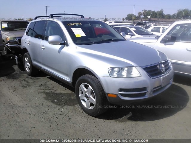 WVGBC67L84D025127 - 2004 VOLKSWAGEN TOUAREG 3.2 SILVER photo 1