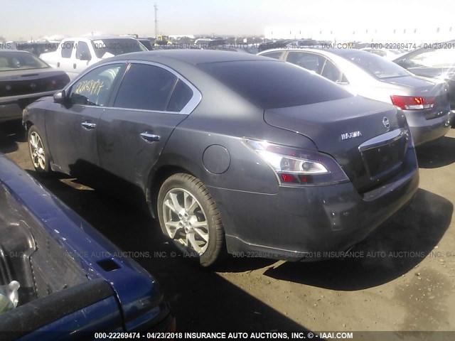 1N4AA5AP8CC859968 - 2012 NISSAN MAXIMA S/SV GRAY photo 3