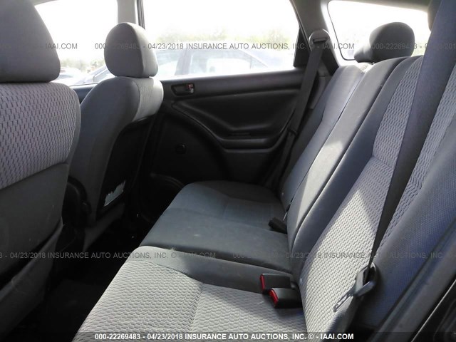 2T1KR32EX5C502570 - 2005 TOYOTA COROLLA MATRIX XR BLACK photo 8