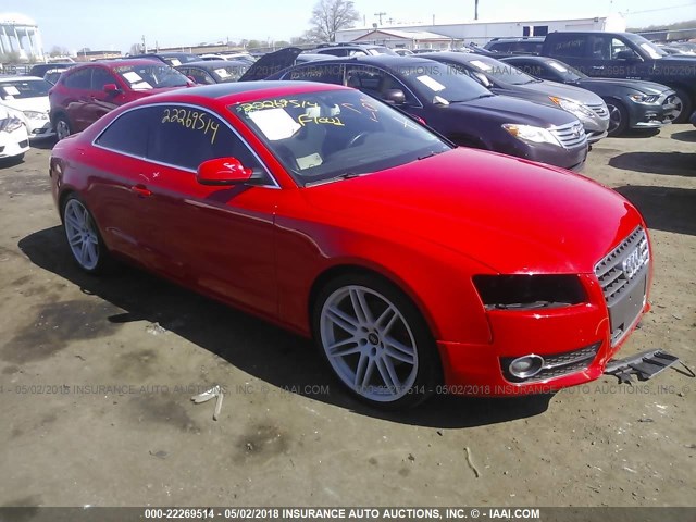 WAULFAFR0AA046590 - 2010 AUDI A5 PREMIUM PLUS RED photo 1