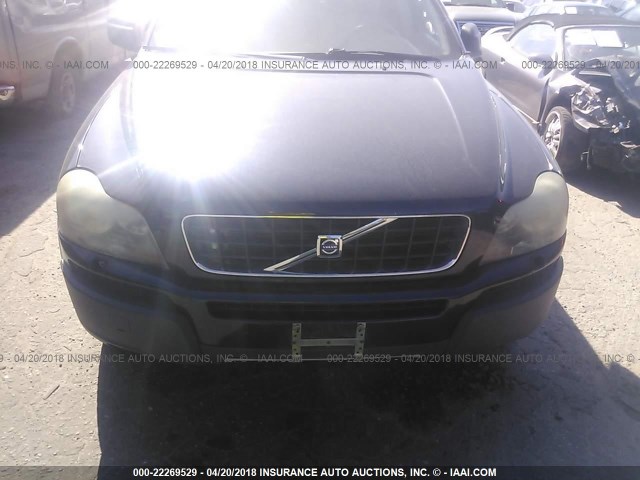 YV4CZ592661271116 - 2006 VOLVO XC90 Dark Blue photo 6