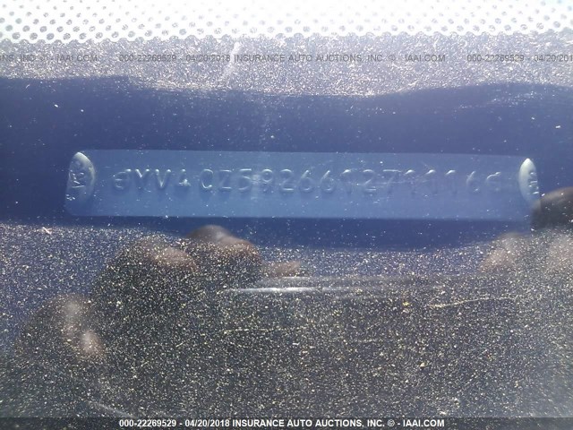 YV4CZ592661271116 - 2006 VOLVO XC90 Dark Blue photo 9