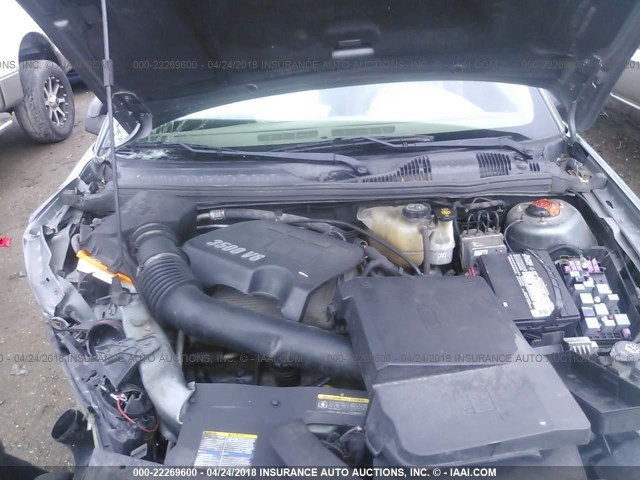 1G1ZS51826F274138 - 2006 CHEVROLET MALIBU LS 灰色 照片 10