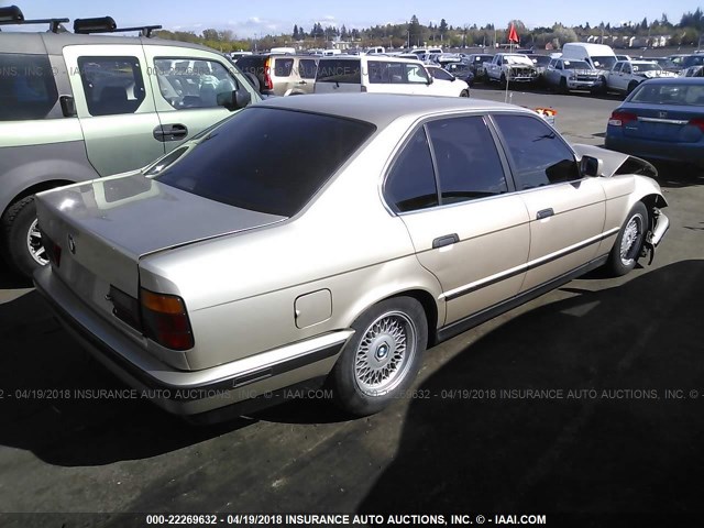 WBAHD5319NBF98612 - 1992 BMW 525 I GOLD photo 4