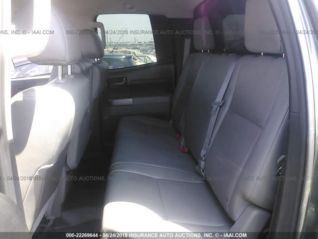 5TFRM5F11DX061041 - 2013 TOYOTA TUNDRA DOUBLE CAB SR5 GRAY photo 8