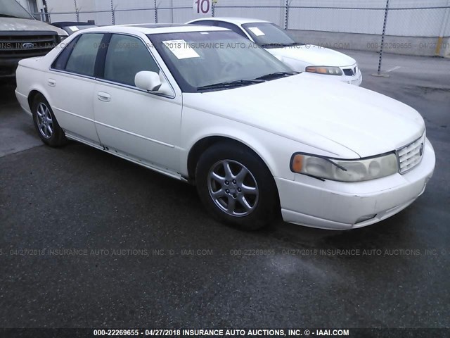 1G6KY5497XU926215 - 1999 CADILLAC SEVILLE STS WHITE photo 1