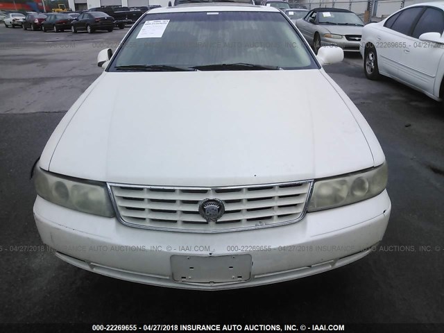 1G6KY5497XU926215 - 1999 CADILLAC SEVILLE STS WHITE photo 6