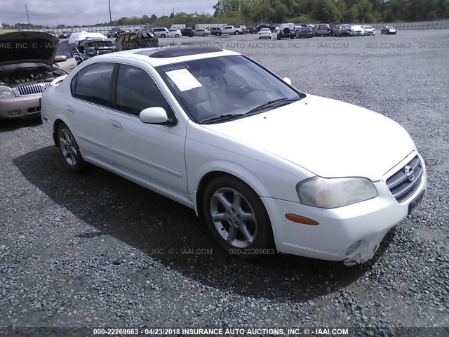 JN1DA31A53T438803 - 2003 NISSAN MAXIMA GLE/SE WHITE photo 1