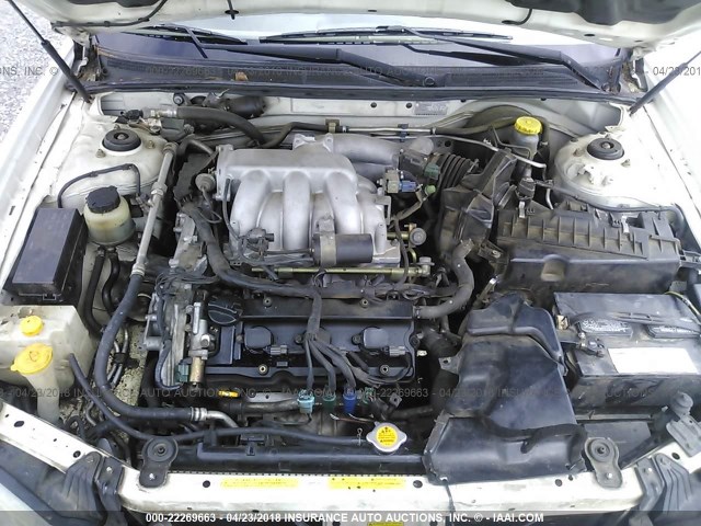 JN1DA31A53T438803 - 2003 NISSAN MAXIMA GLE/SE WHITE photo 10