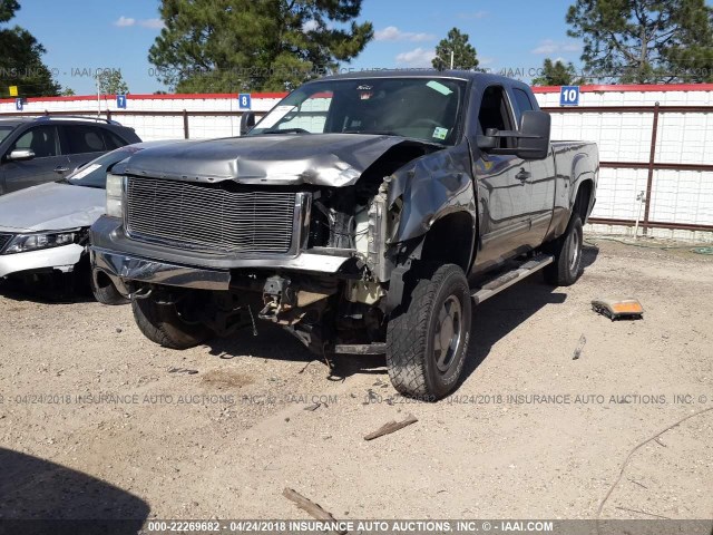 2GTEK19J081225343 - 2008 GMC SIERRA K1500 GRAY photo 2