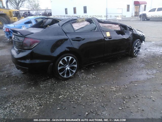 2HGFB6E53DH710427 - 2013 HONDA CIVIC SI BLACK photo 4