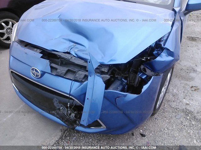 3MYDLBZV3GY136093 - 2016 TOYOTA SCION IA BLUE photo 6