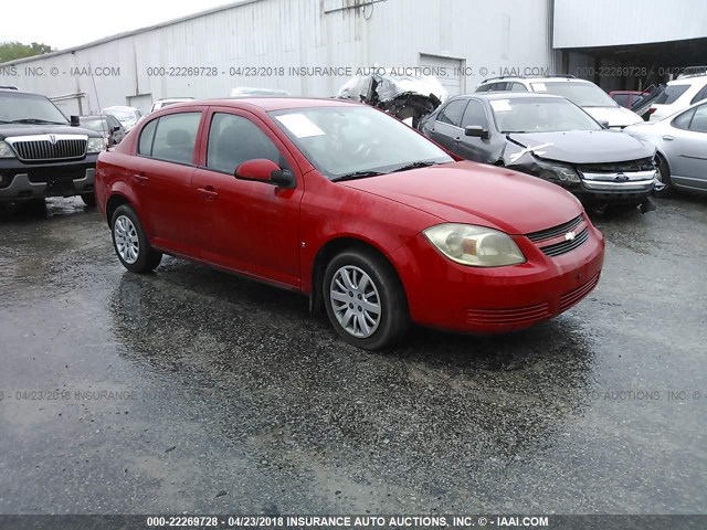 1G1AT58H297110998 - 2009 CHEVROLET COBALT LT RED photo 1