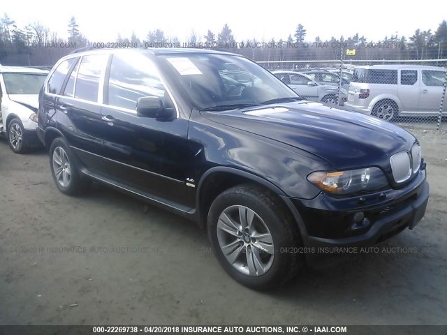 5UXFB53564LV07660 - 2004 BMW X5 4.4I BLACK photo 1