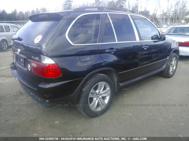 5UXFB53564LV07660 - 2004 BMW X5 4.4I BLACK photo 4