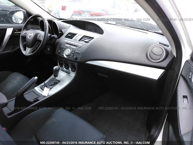 JM1BL1S54A1336857 - 2010 MAZDA 3 S WHITE photo 5