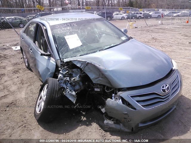 4T1BF3EK0BU594602 - 2011 TOYOTA CAMRY SE/LE/XLE BLUE photo 6