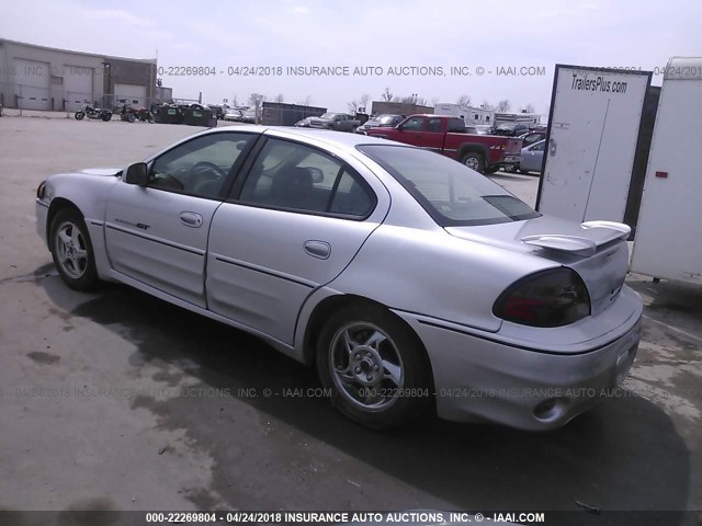 1G2NV52E72M524856 - 2002 PONTIAC GRAND AM GT1 SILVER photo 3