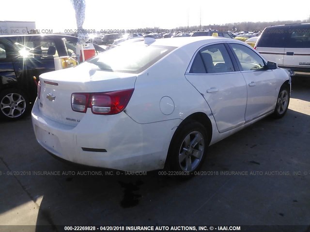 1G11C5SA1GU149270 - 2016 CHEVROLET MALIBU LIMITED LT WHITE photo 4