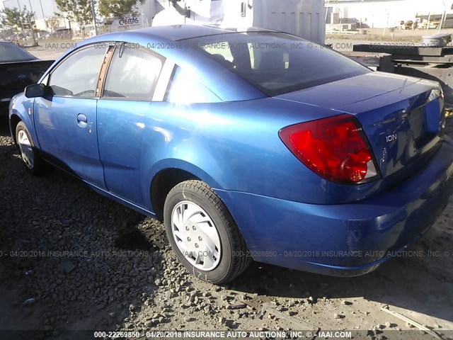 1G8AN12F75Z171452 - 2005 SATURN ION LEVEL 2 BLUE photo 3