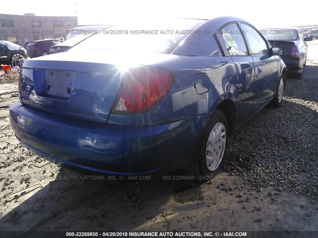 1G8AN12F75Z171452 - 2005 SATURN ION LEVEL 2 BLUE photo 4