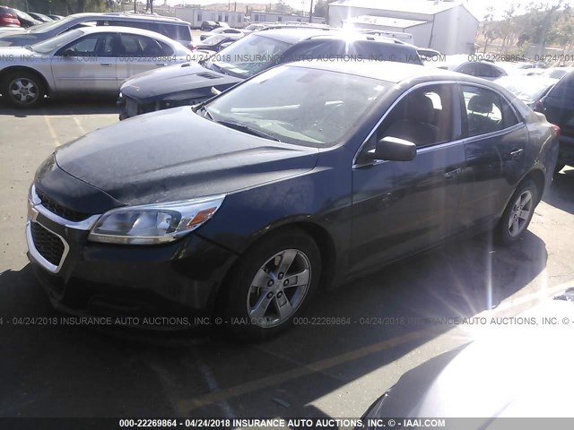 1G11B5SA9GU112289 - 2016 CHEVROLET MALIBU LIMITED LS GRAY photo 2