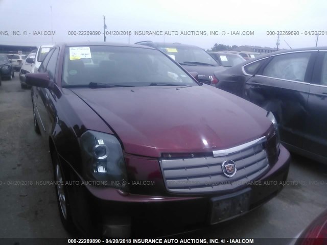 1G6DM57TX60120211 - 2006 CADILLAC CTS MAROON photo 6