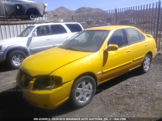 3N1CB51D96L455997 - 2006 NISSAN SENTRA 1.8/1.8S YELLOW photo 2