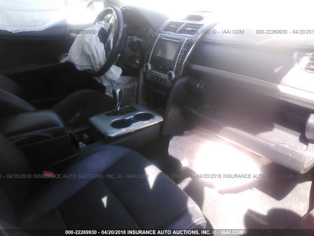 4T1BF1FK3CU531286 - 2012 TOYOTA CAMRY SE/LE/XLE RED photo 5