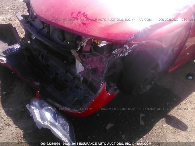 4T1BF1FK3CU531286 - 2012 TOYOTA CAMRY SE/LE/XLE RED photo 6