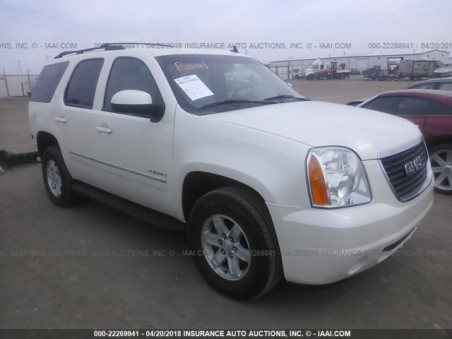 1GKS2CE03BR208518 - 2011 GMC YUKON SLT WHITE photo 1