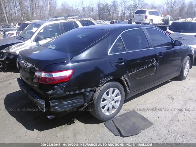 4T1BE46K77U645544 - 2007 TOYOTA CAMRY NEW GENERAT CE/LE/XLE/SE BLACK photo 4