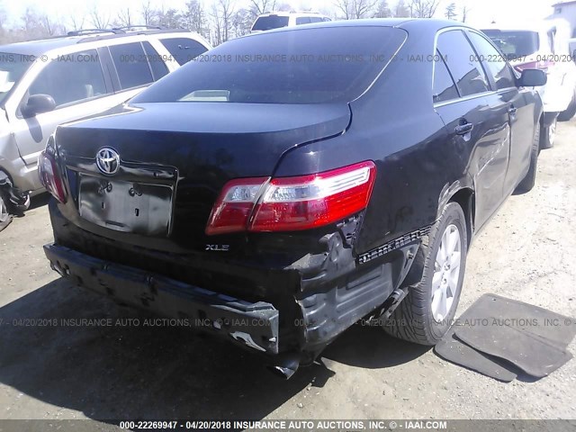 4T1BE46K77U645544 - 2007 TOYOTA CAMRY NEW GENERAT CE/LE/XLE/SE BLACK photo 6