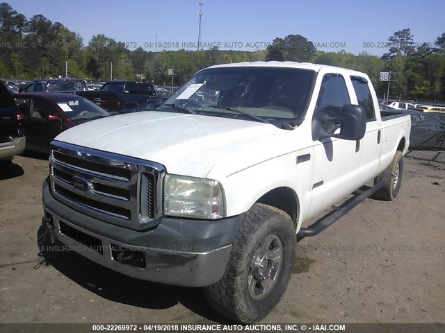 1FTWW31P57EB41486 - 2007 FORD F350 SRW SUPER DUTY WHITE photo 2