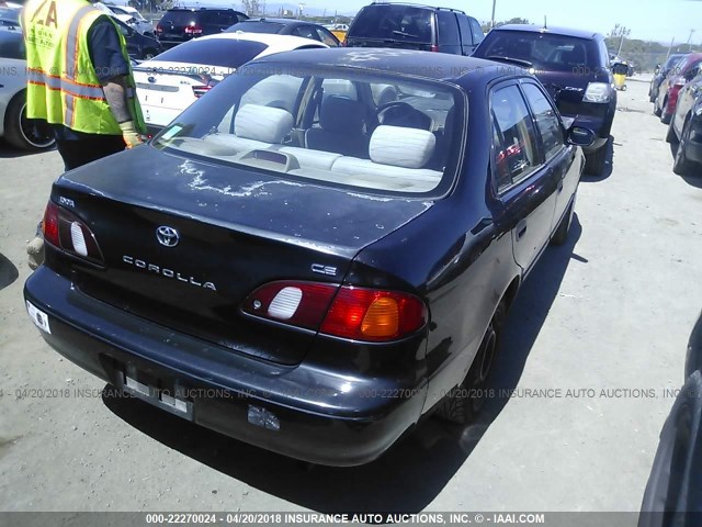 1NXBR12E7XZ244143 - 1999 TOYOTA COROLLA VE/CE/LE 黑色 照片 4