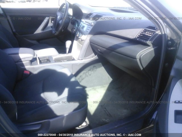 4T1BE46K27U715662 - 2007 TOYOTA CAMRY NEW GENERAT CE/LE/XLE/SE BLACK photo 5