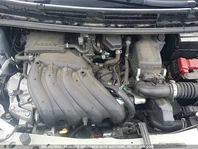 3N1CE2CP8GL389134 - 2016 NISSAN VERSA NOTE S/S PLUS/SV/SL/SR SILVER photo 10