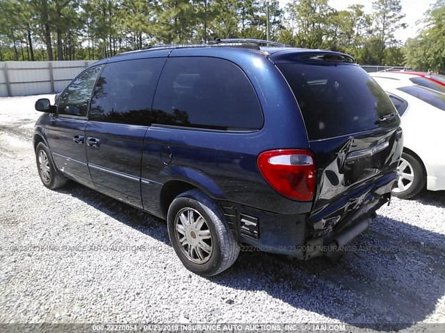 2C8GP64LX5R214071 - 2005 CHRYSLER TOWN & COUNTRY LIMITED Dark Blue photo 3
