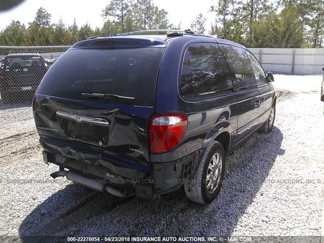 2C8GP64LX5R214071 - 2005 CHRYSLER TOWN & COUNTRY LIMITED Dark Blue photo 4